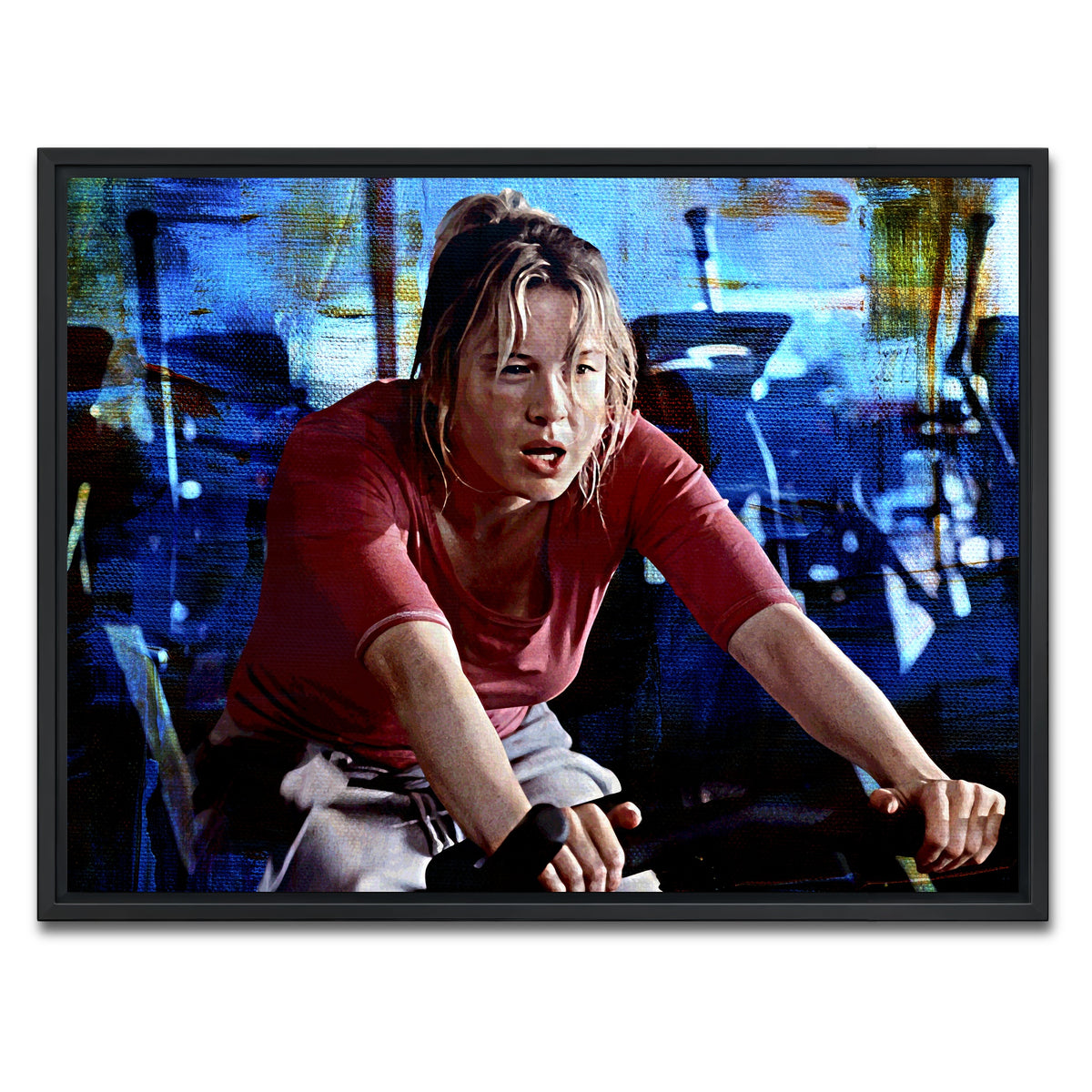 AUTO-MOCKUP WHITE | Bridget Jones Workout | 1 Piece | Black Framed Canvas | group=4x3