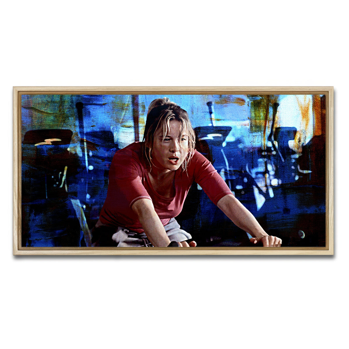 AUTO-MOCKUP WHITE | Bridget Jones Workout | 1 Piece | Natural Framed Canvas | group=2x1