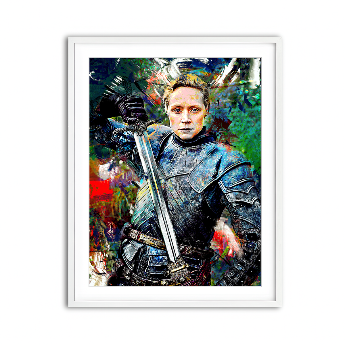 Framed Print 3x4 White