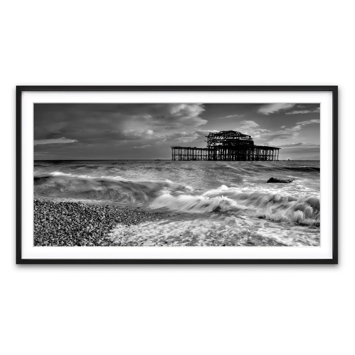 Framed Print 2x1 Black