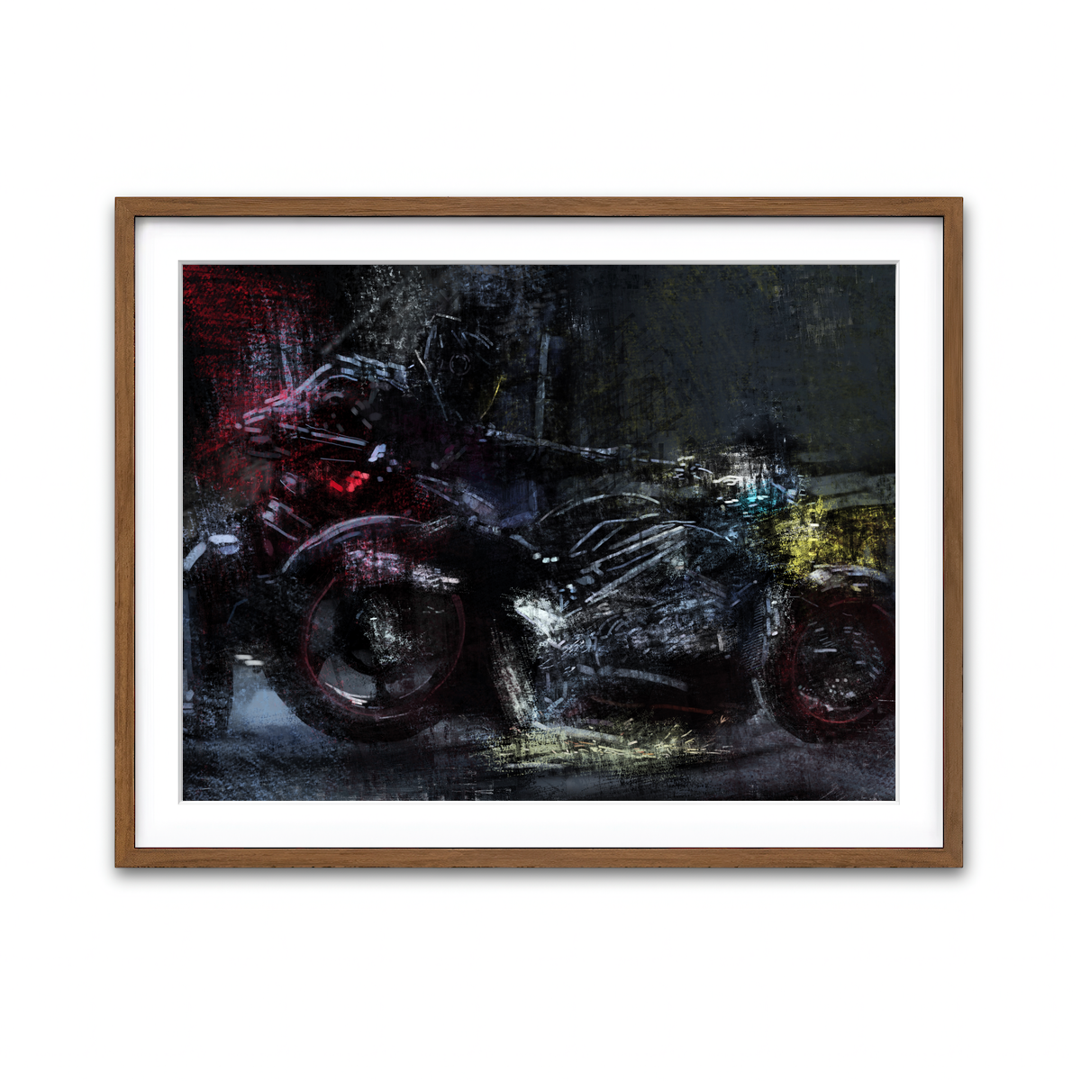 Framed Print 4x3 Walnut