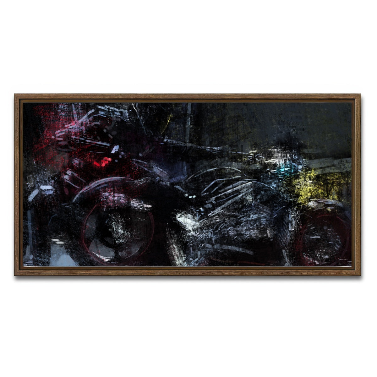 AUTO-MOCKUP WHITE | Brixton | 1 Piece | Walnut Framed Canvas | group=2x1