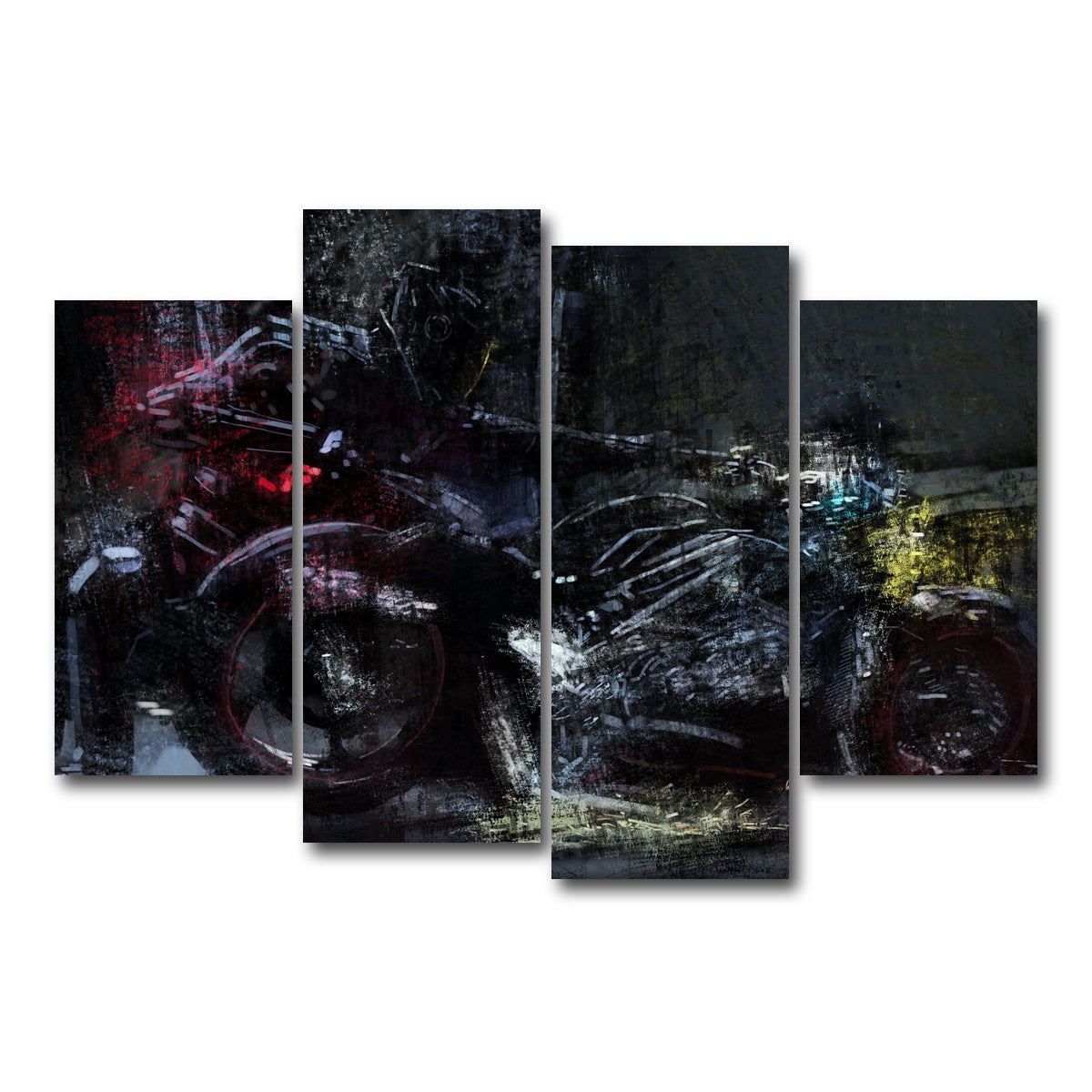 AUTO-MOCKUP WHITE | Brixton | 4 Piece | Gallery Wrap Canvas | group=4_short