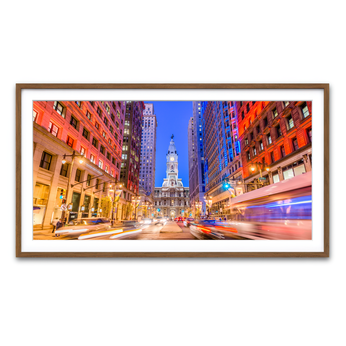 Framed Print 2x1 Walnut