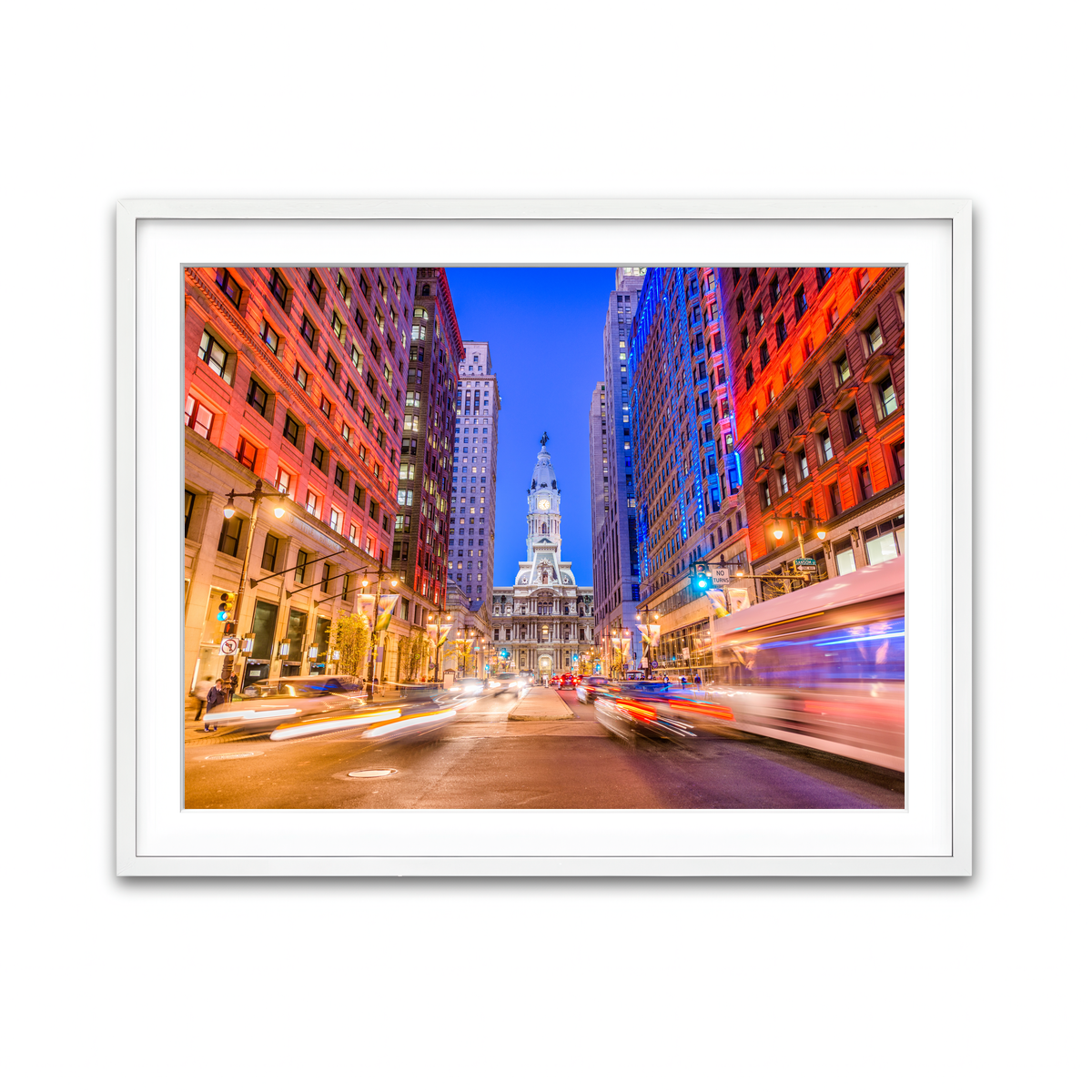 Framed Print 4x3 White