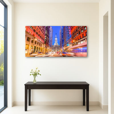 AUTO-MOCKUP ROOM | Broad Street with City Hall