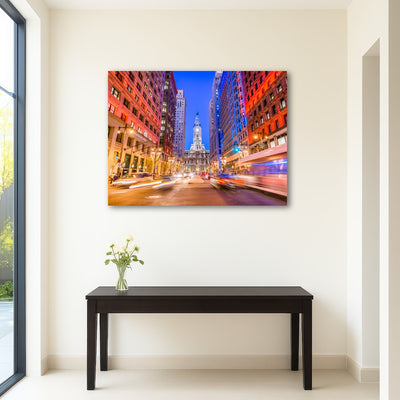 AUTO-MOCKUP ROOM | Broad Street with City Hall