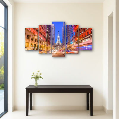 AUTO-MOCKUP ROOM | Broad Street with City Hall