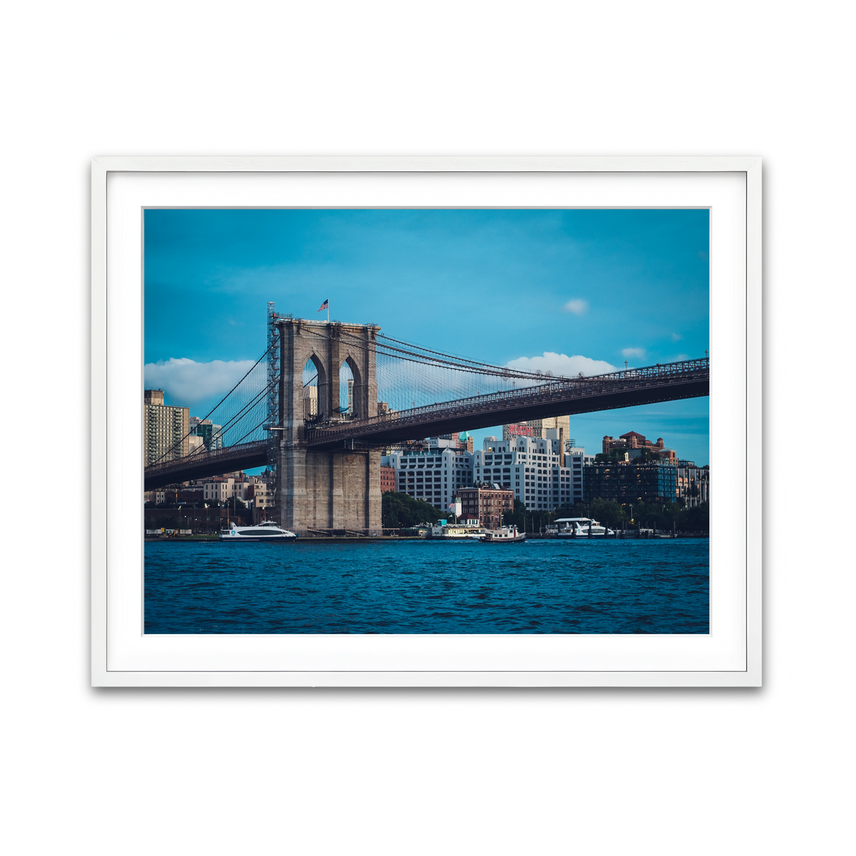 Framed Print 4x3 White