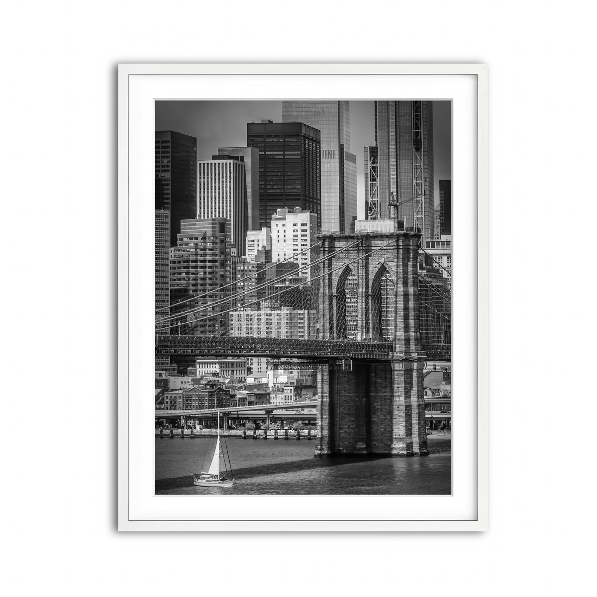 Framed Print 3x4 White