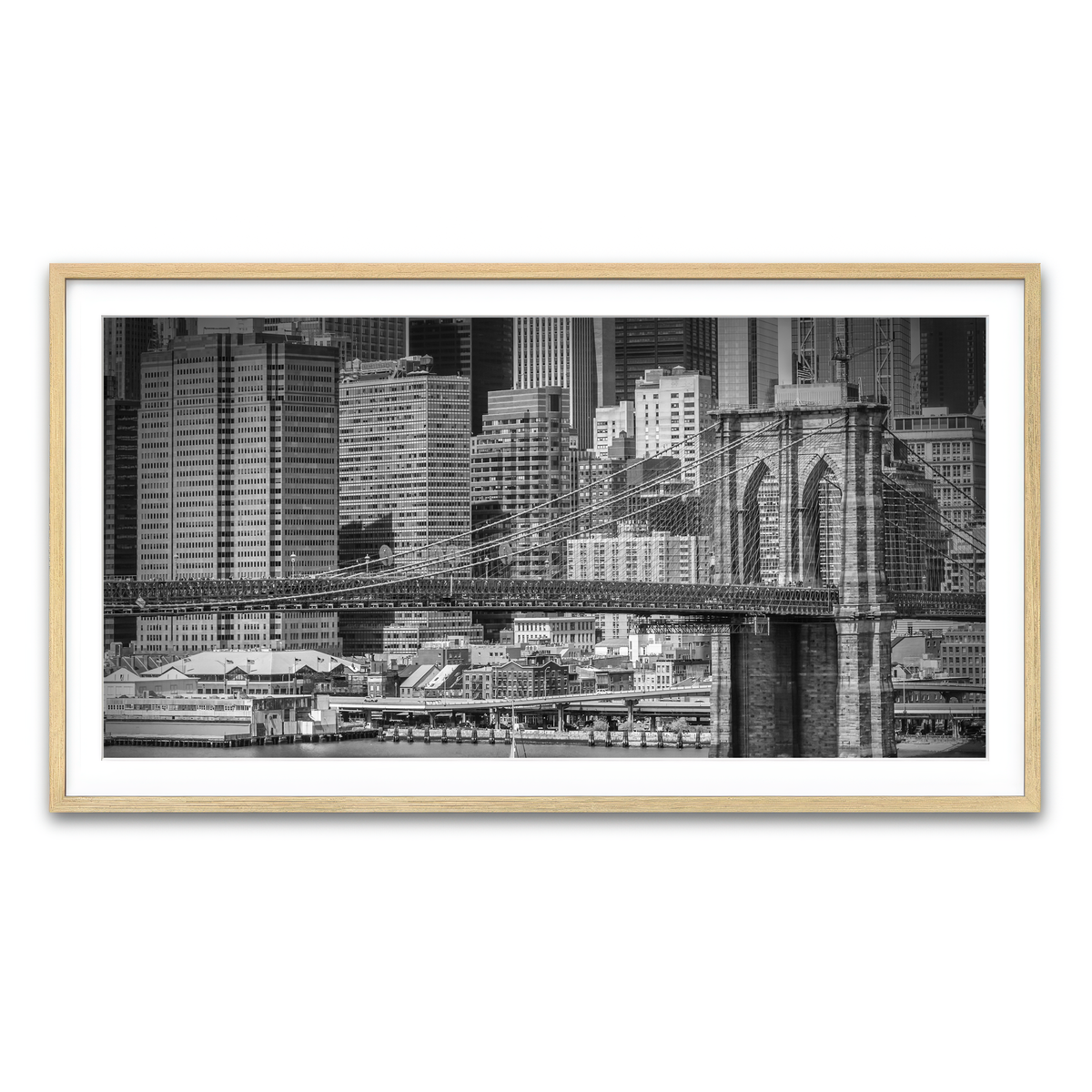 Framed Print 2x1 Natural