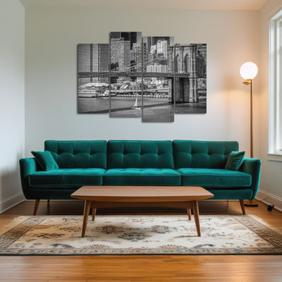 AUTO-MOCKUP ROOM | Brooklyn Bridge & Manhattan Skyline