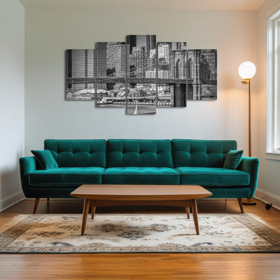 AUTO-MOCKUP ROOM | Brooklyn Bridge & Manhattan Skyline