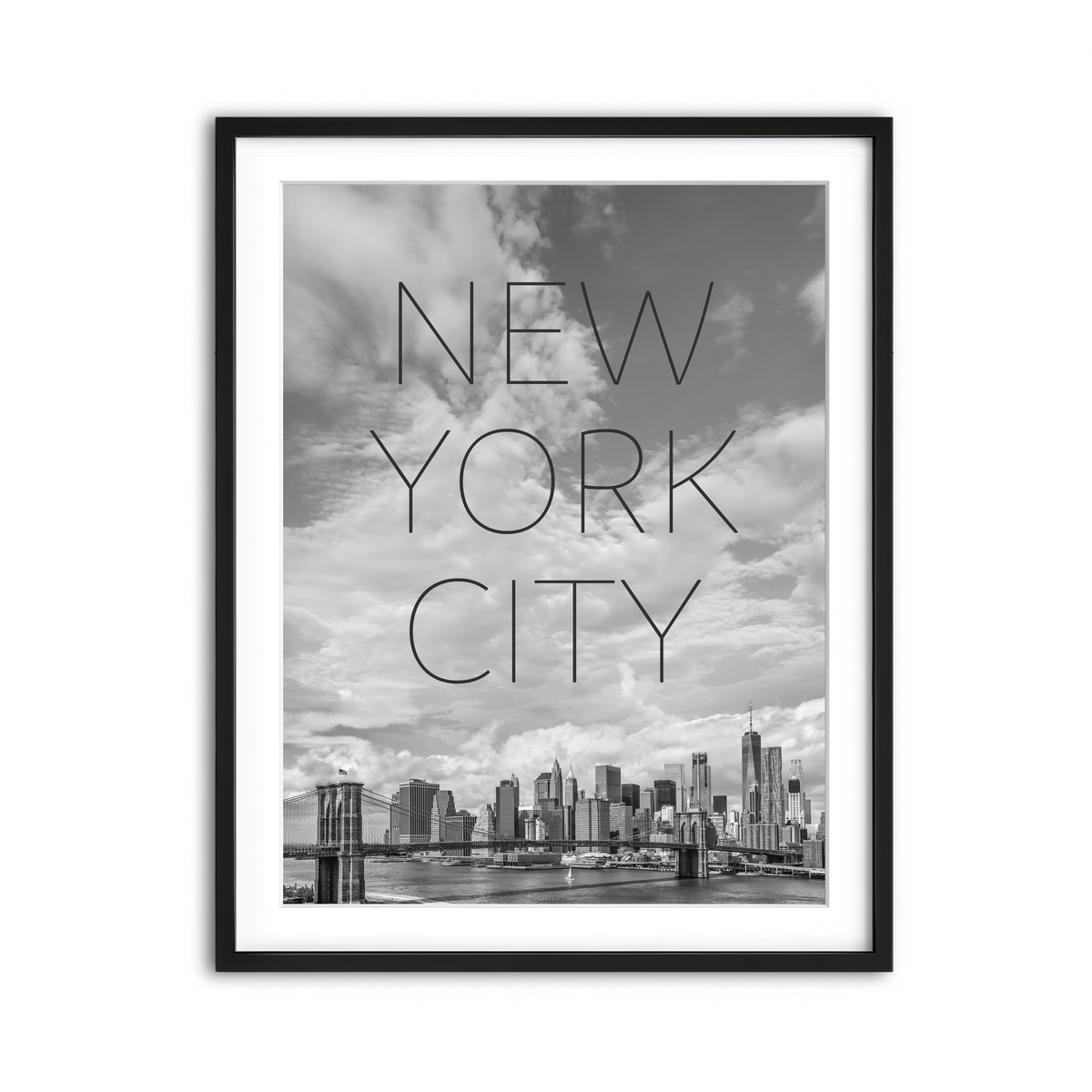 Framed Print 3x4 Black