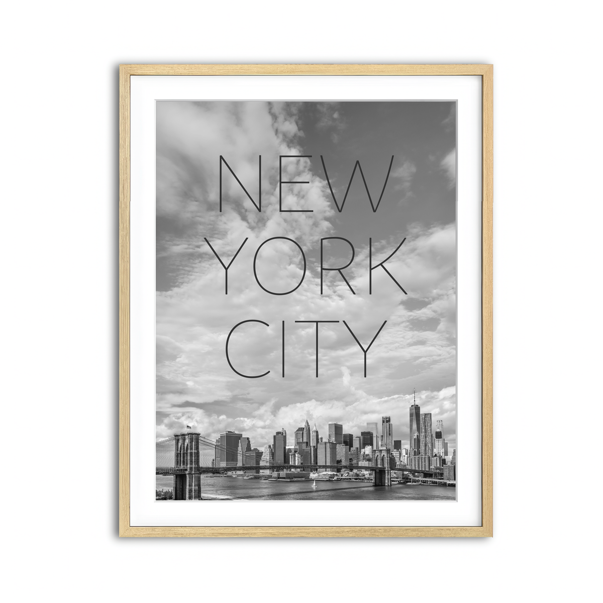 Framed Print 3x4 Natural