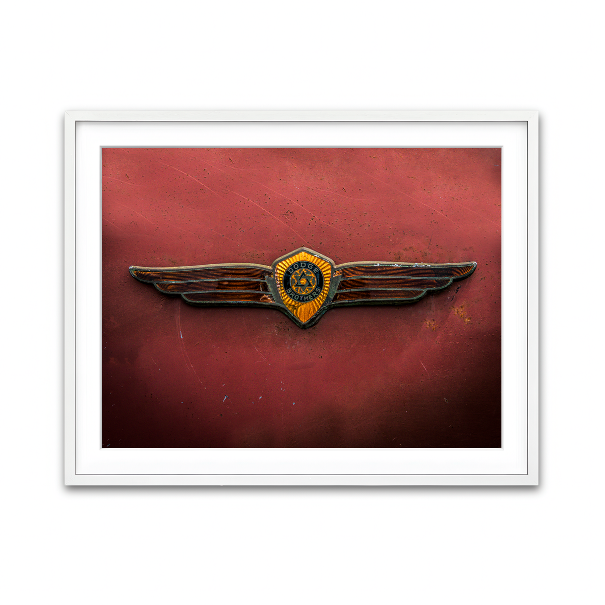 Framed Print 4x3 White