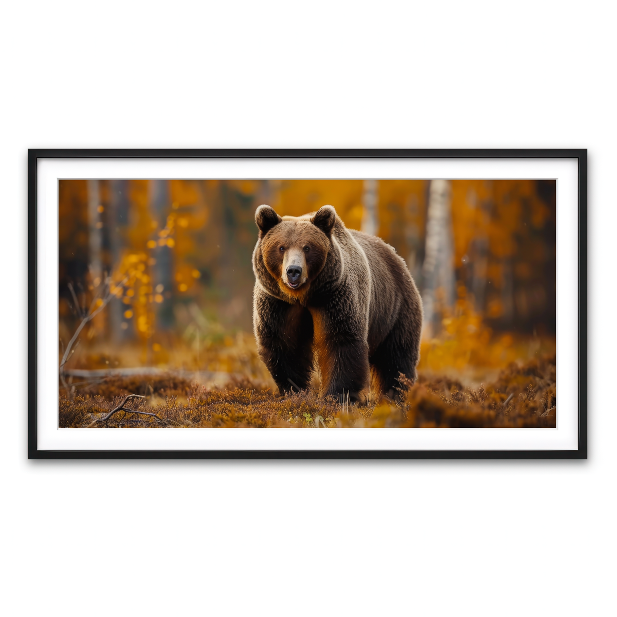 Framed Print 2x1 Black