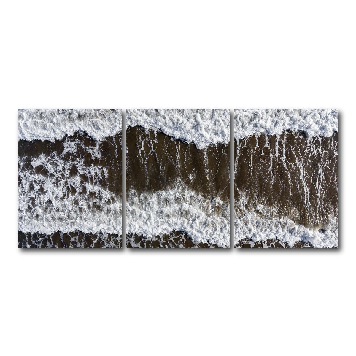 AUTO-MOCKUP WHITE | Brown Wake | 3 Piece | Gallery Wrap Canvas | group=18x24