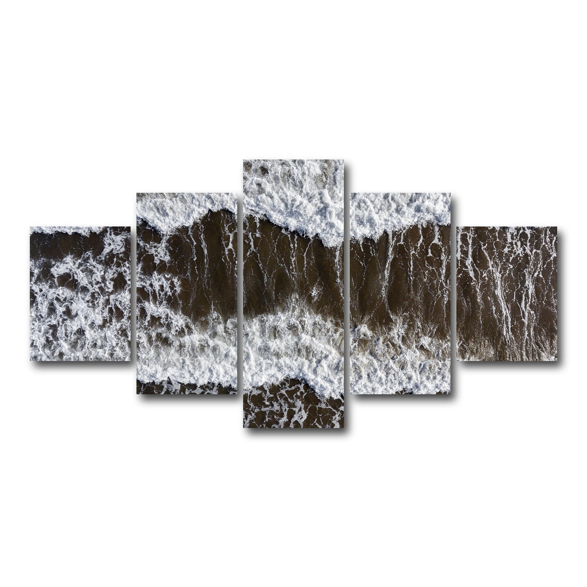 AUTO-MOCKUP WHITE | Brown Wake | 5 Piece | Gallery Wrap Canvas | group=5_short