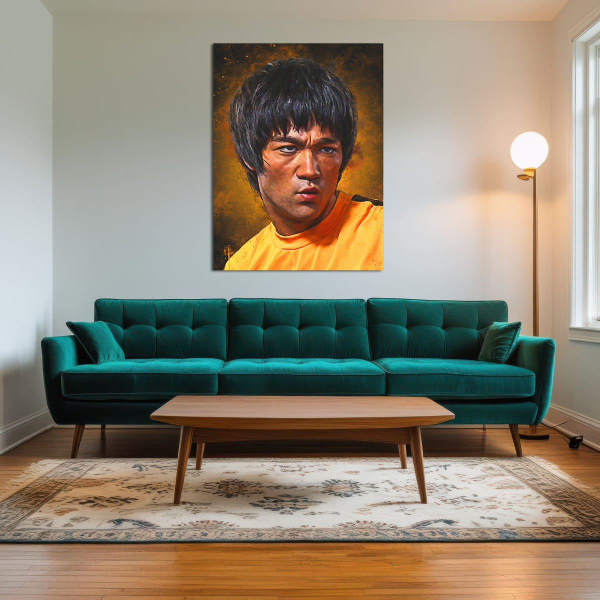 AUTO-MOCKUP ROOM | Bruce Lee Painting