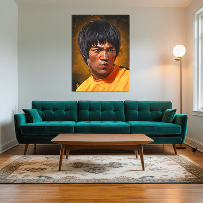 AUTO-MOCKUP ROOM | Bruce Lee Painting