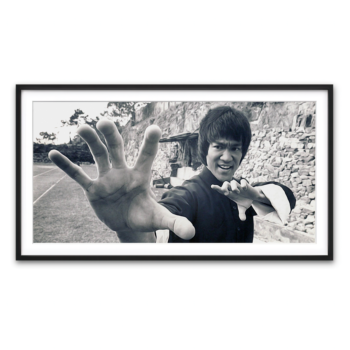 Framed Print 2x1 Black