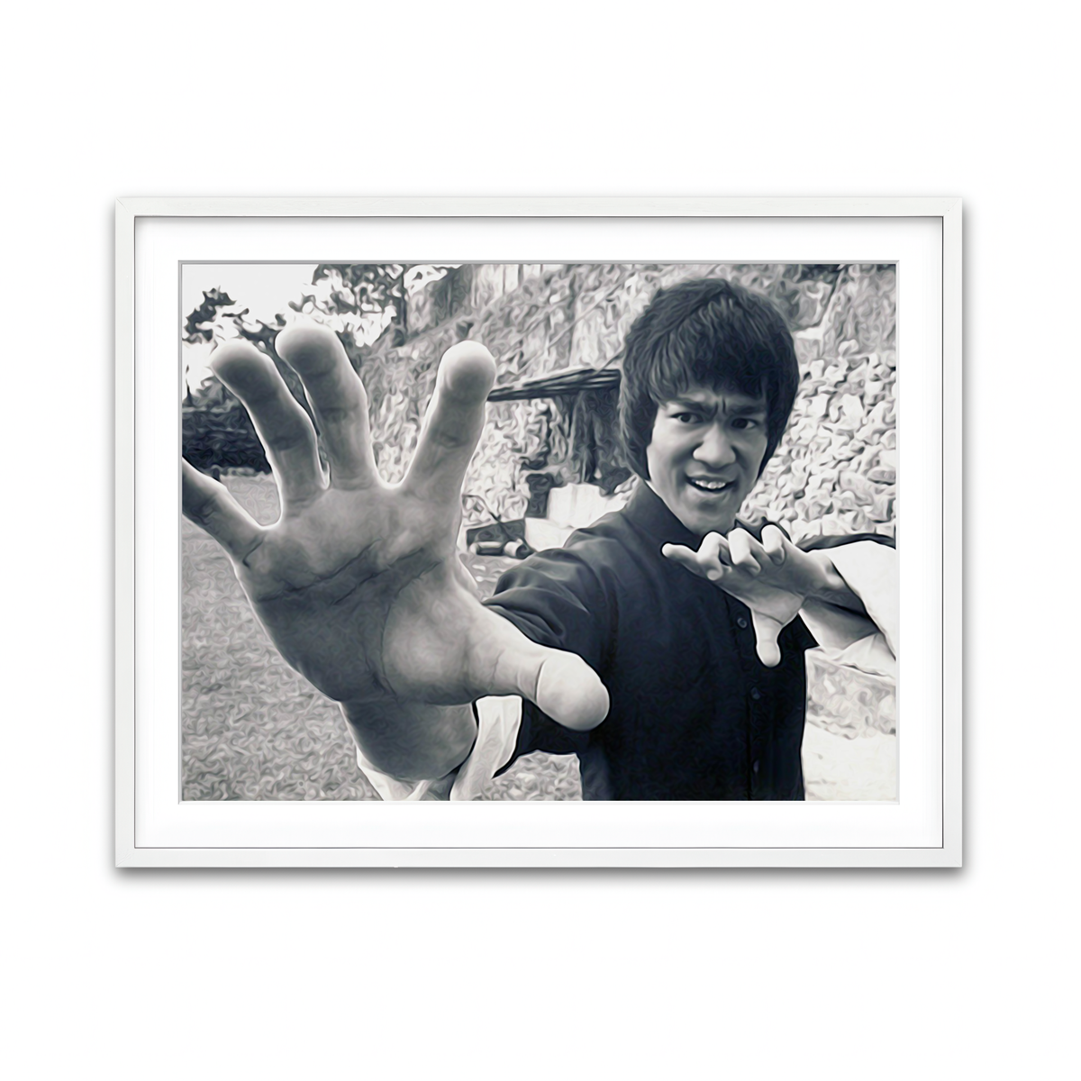 Framed Print 4x3 White