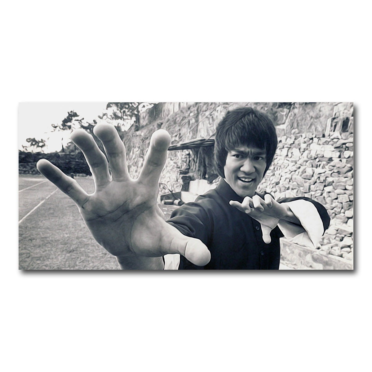 AUTO-MOCKUP WHITE | Bruce Lee | 1 Piece | Gallery Wrap Canvas | group=2x1