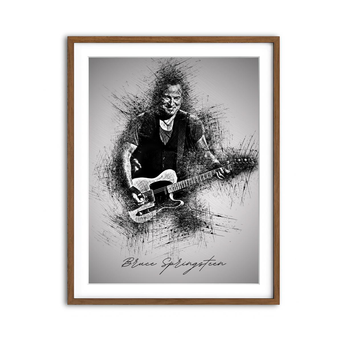 Framed Print 3x4 Walnut