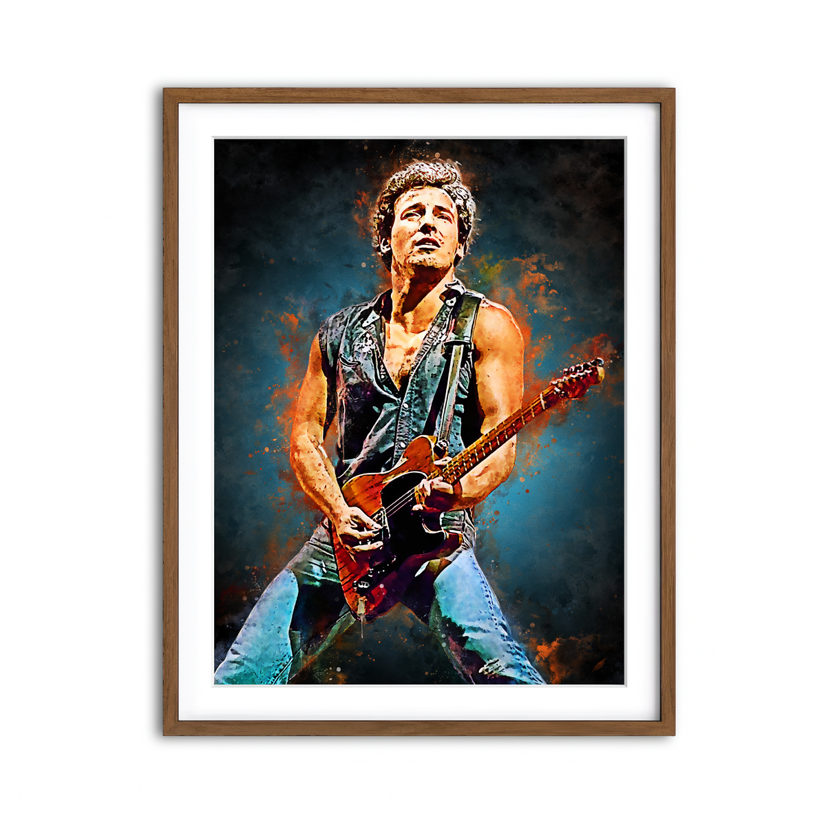 Framed Print 3x4 Walnut