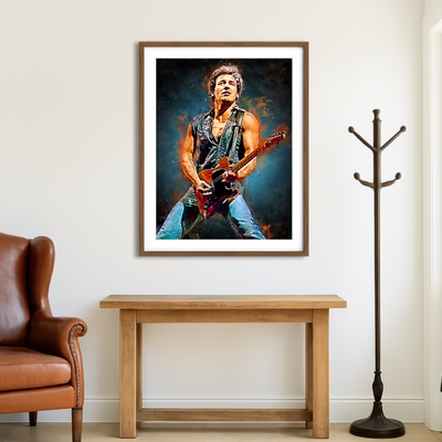 AUTO-MOCKUP ROOM | Bruce Springsteen Young Wall Art
