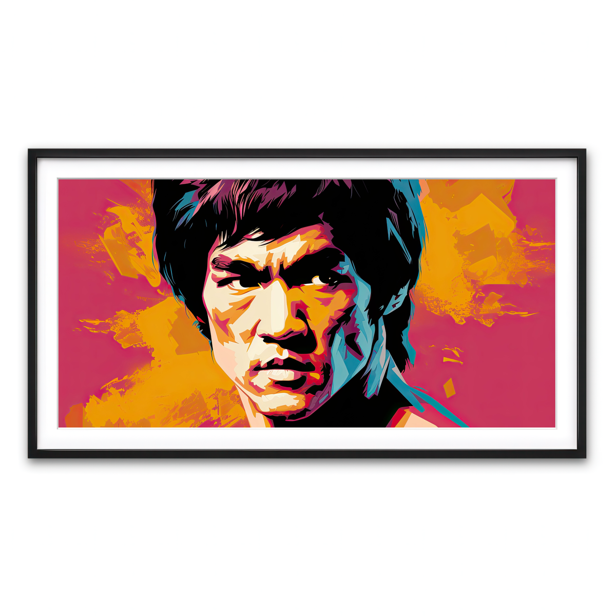 Framed Print 2x1 Black