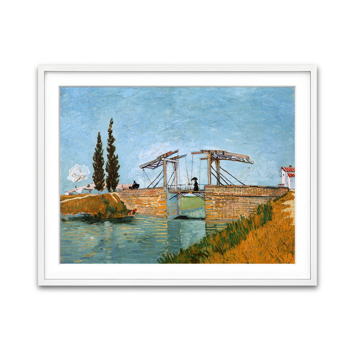 Framed Print 4x3 White