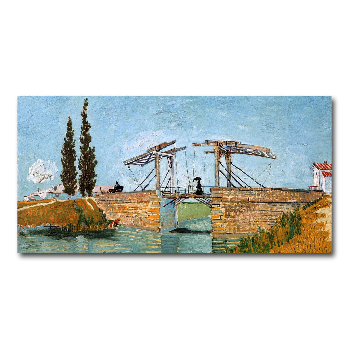 AUTO-MOCKUP WHITE | Brug bij Langlois | 1 Piece | Gallery Wrap Canvas | group=2x1