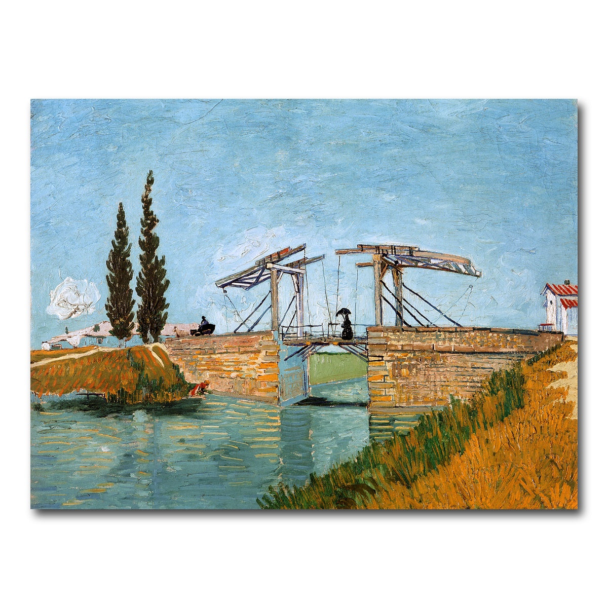 AUTO-MOCKUP WHITE | Brug bij Langlois | 1 Piece | Gallery Wrap Canvas | group=4x3