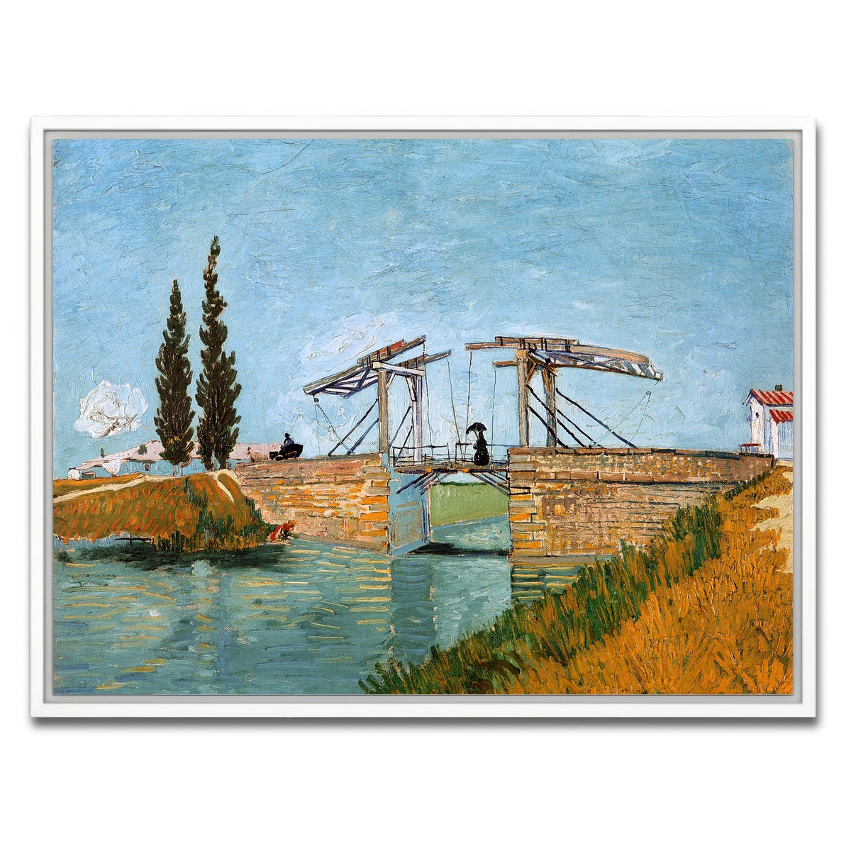 AUTO-MOCKUP WHITE | Brug bij Langlois | 1 Piece | White Framed Canvas | group=4x3