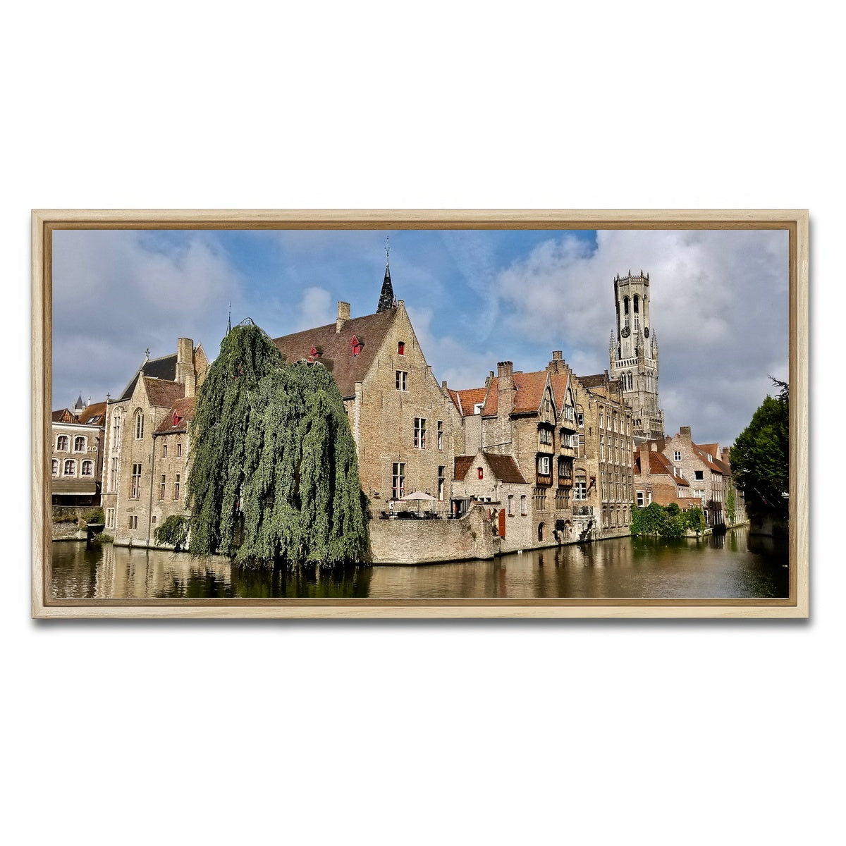 AUTO-MOCKUP WHITE | Bruges | 1 Piece | Natural Framed Canvas | group=2x1