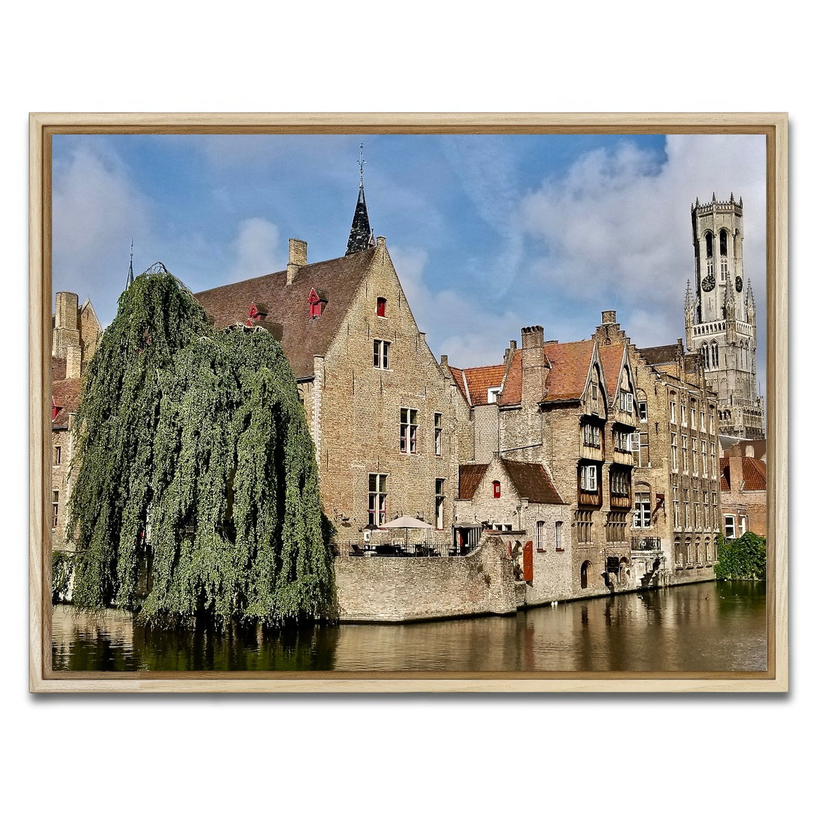AUTO-MOCKUP WHITE | Bruges | 1 Piece | Natural Framed Canvas | group=4x3