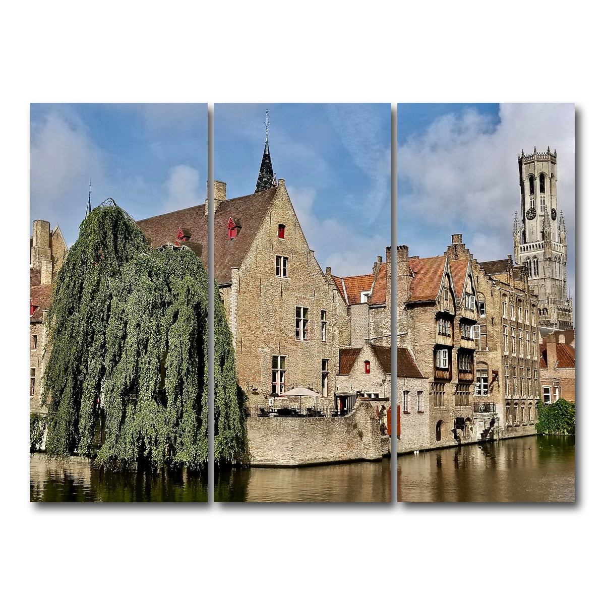 AUTO-MOCKUP WHITE | Bruges | 3 Piece | Gallery Wrap Canvas | group=8x18
