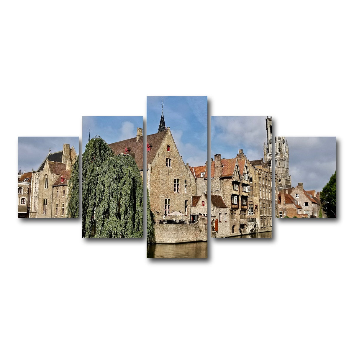 AUTO-MOCKUP WHITE | Bruges | 5 Piece | Gallery Wrap Canvas | group=5_short