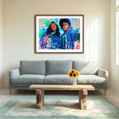 AUTO-MOCKUP ROOM | Bruno Mars & Cardi B Wall Art