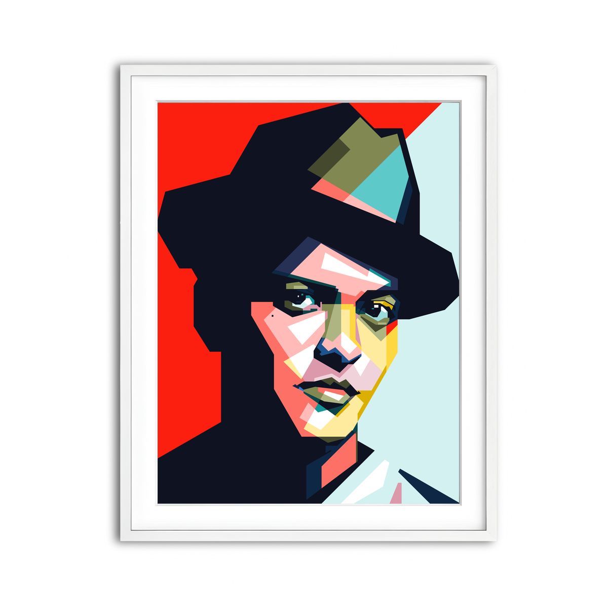 Framed Print 3x4 White