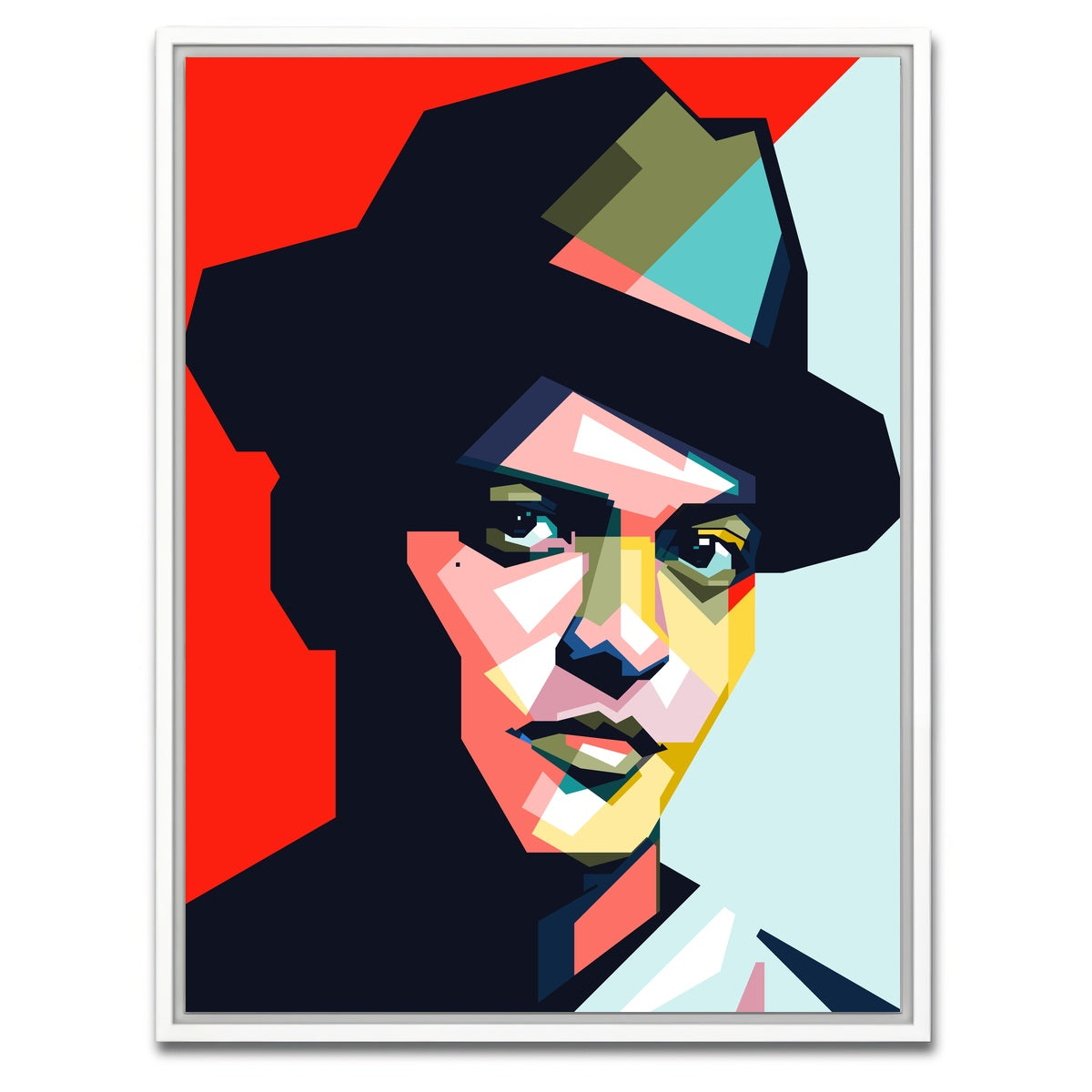 AUTO-MOCKUP WHITE | Bruno Mars Superstar | 1 Piece | White Framed Canvas | group=3x4