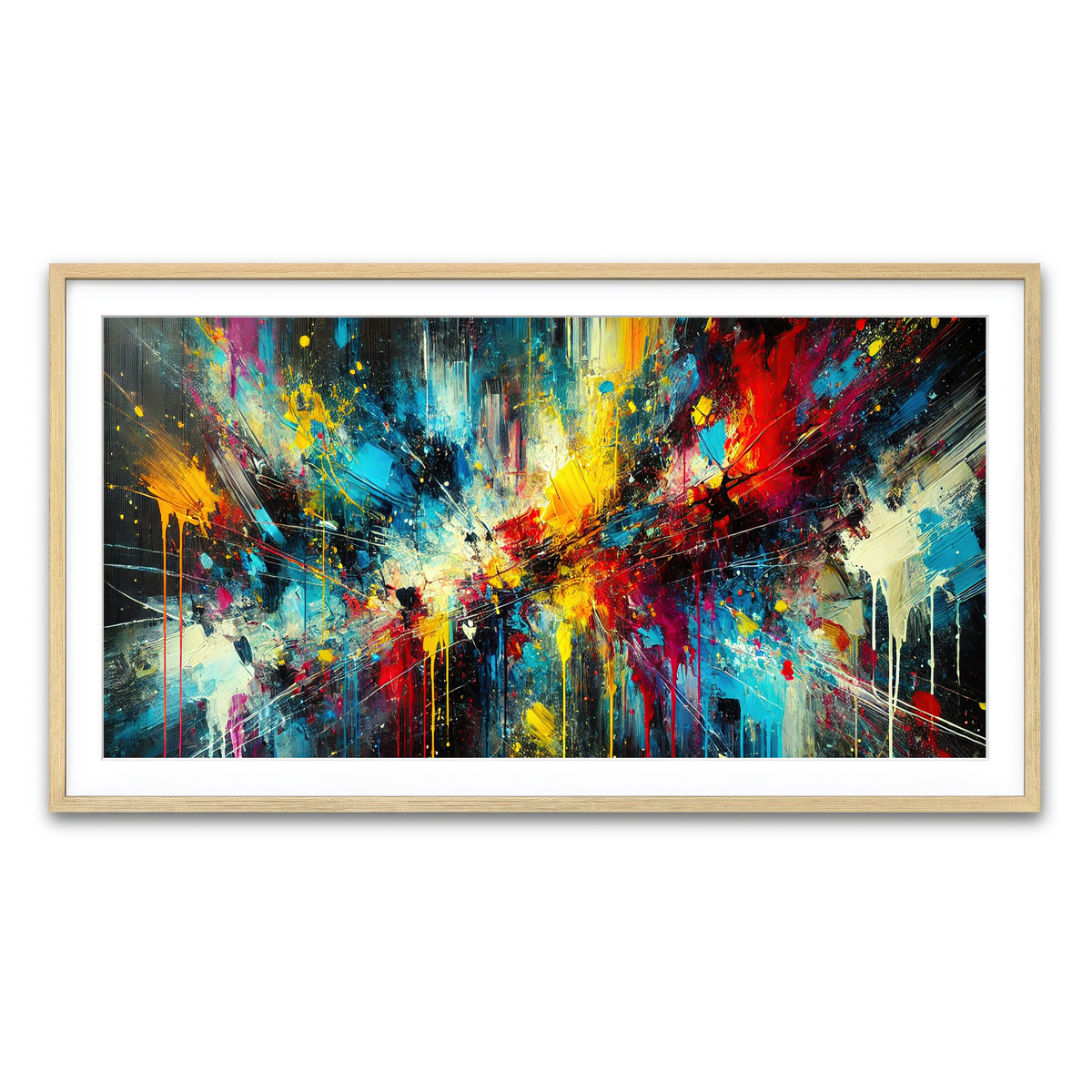 Framed Print 2x1 Natural