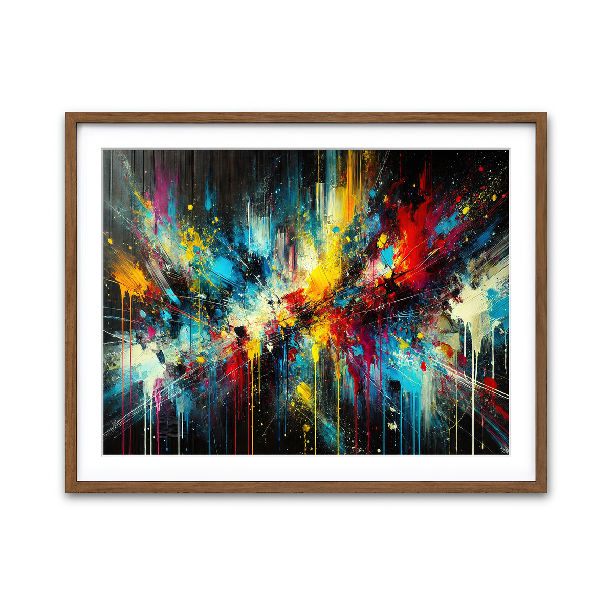 Framed Print 4x3 Walnut