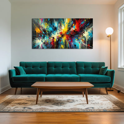 AUTO-MOCKUP ROOM | Brush Stroke and Splashes Dark