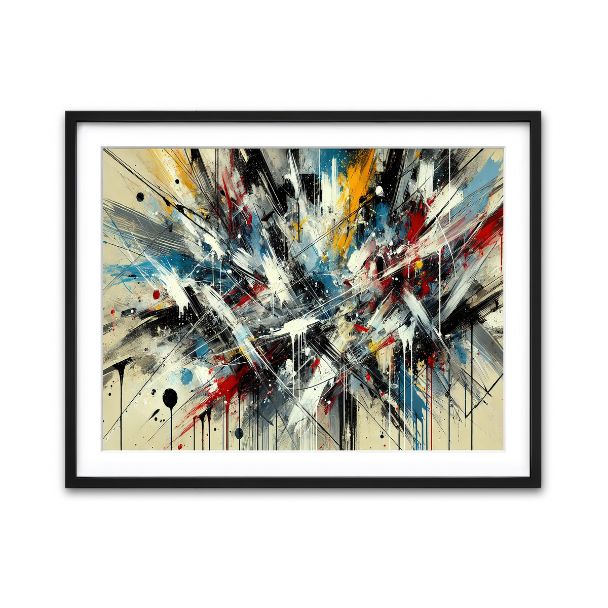 Framed Print 4x3 Black