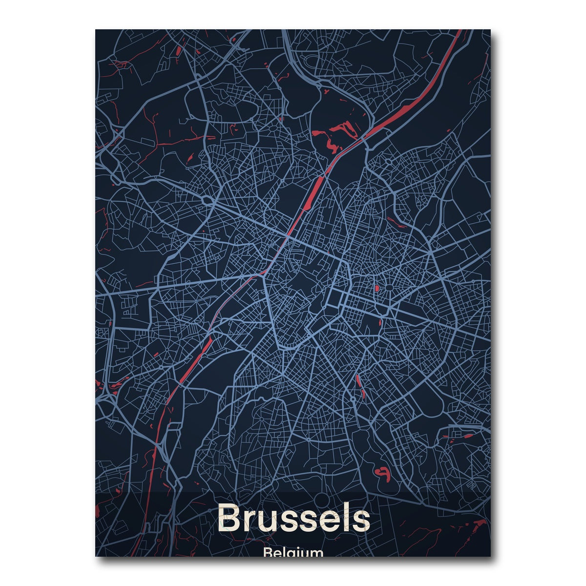 AUTO-MOCKUP WHITE | Brussels | 1 Piece | Gallery Wrap Canvas | group=3x4