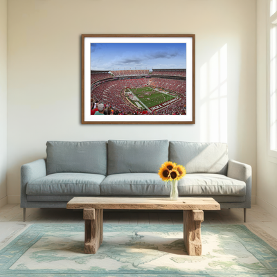 AUTO-MOCKUP ROOM | Bryant Denny Stadium Wall Art