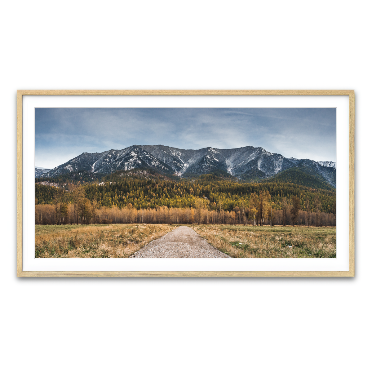 Framed Print 2x1 Natural